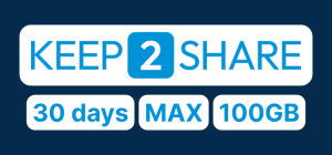 Keep2share Premium Max 30days 100GB